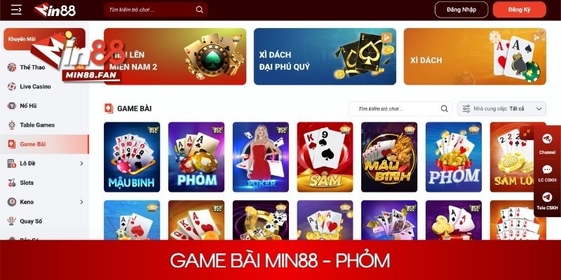 Phỏm - Trò chơi giải trí hấp dẫn không nên bỏ qua