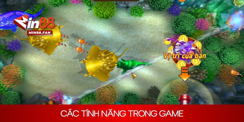 Review các tính năng trong game bắn cá đại chiến B52