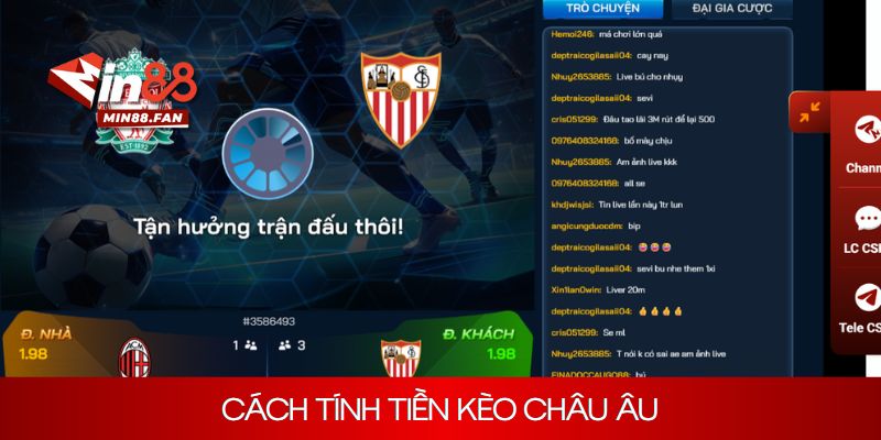 Quy tắc tính tiền kèo châu Âu chuẩn nhất