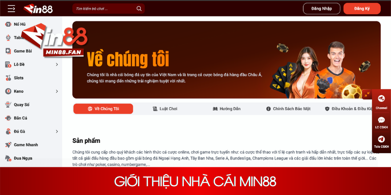 Giới thiệu đôi nét về nhà cái uy tín Min88