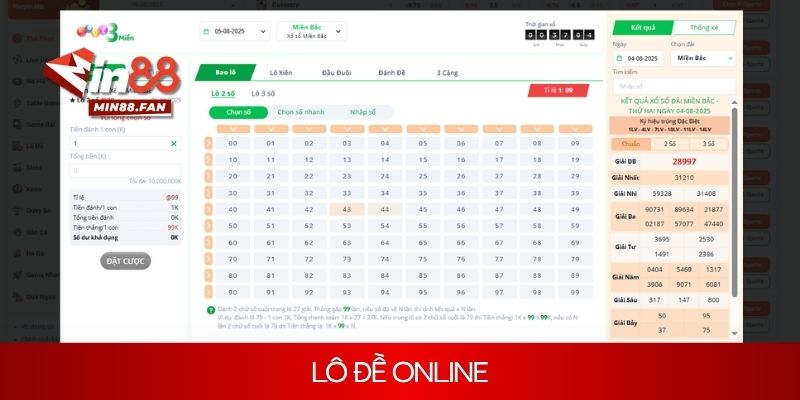 Đánh lô đề online thưởng lớn 