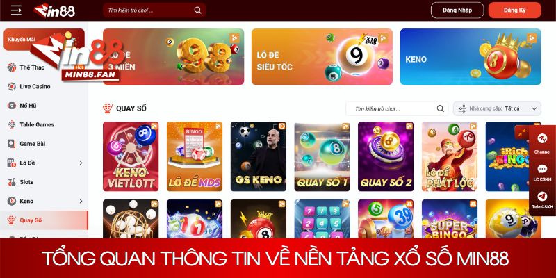 Sơ lược về xổ số Min88