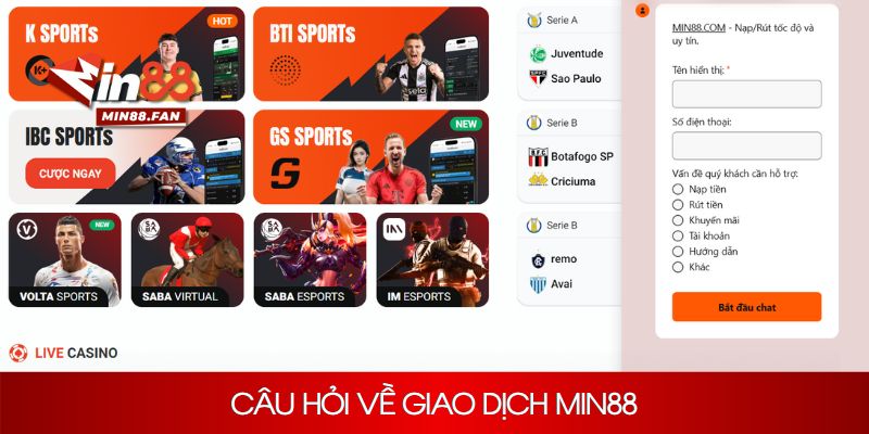 Vấn đề liên quan đến giao dịch